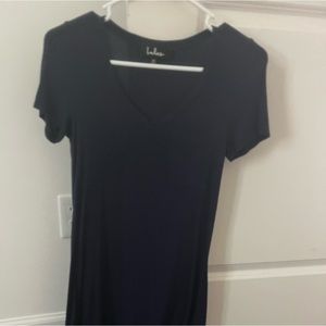 Lulus navy blue t shirt dress